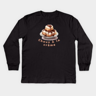Profitero | French cuisine | Dessert Kids Long Sleeve T-Shirt
